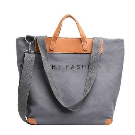 Dame Håndtaske Enkel Skuldertaske Canvas Taske Ins Messenger Taske Stor Kapacitet