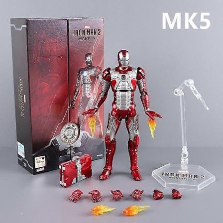 ZD toys Iron Man Action Figur Iron Patriot MK1-7 MK17 MK33 MK85 MK30 War Machine Legends Avengers Tony Stark Samle legetøj Gave-Perfekt