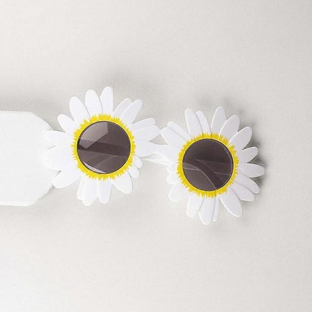 Mode Blomformade Glasögon Halloween Skräckglasögon Plast Solglasögon DIY