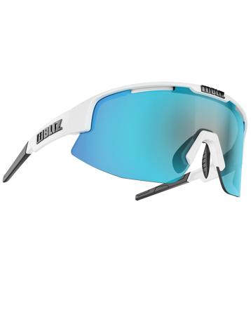 Bliz Matrix SF Matt White Smoke/Blue Multi Sportglasögon