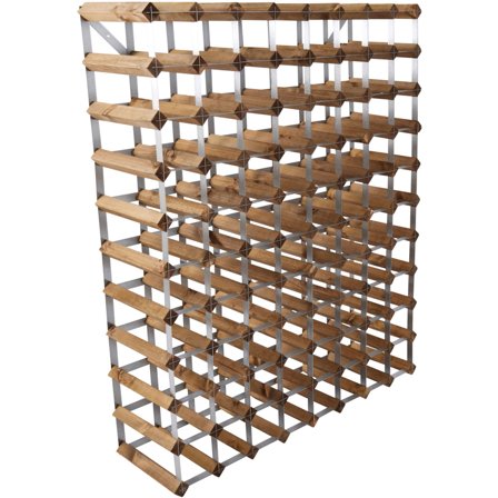 Traditional wine rack Vinställ Påbyggnadsbart 90 Flaskor Light oak | Inredning > Möbler > Vinställ | Bagaren och Kocken