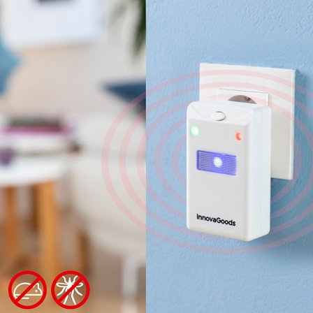 Avsckräckare mot insekter och gnagare med LED Killekt InnovaGoods