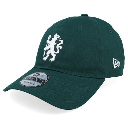 New Era - Chelsea Seasonal 9TWENTY Dark Green Dad Cap Unconstructed Green Cap - Football @ Hatstore