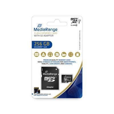 MediaRange Memory Card 256 Gb Microsdxc