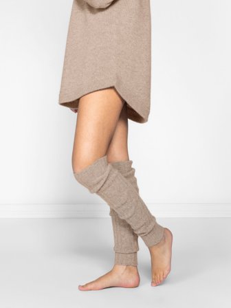 Kashmina - Leggvarmere "Leggings" - toast