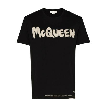 Alexander McQueen T-Shirts Sort, Herre