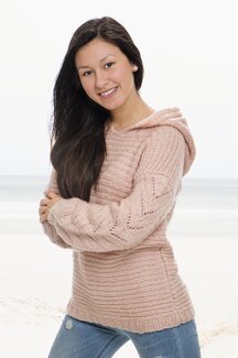 Strikkeoppskrift Genser med hette - Viking of Norway