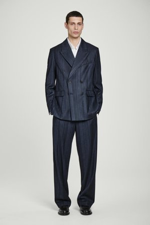 COS Men's Camicia Sartoriale In Popeline Dal Taglio Slim in Bianco