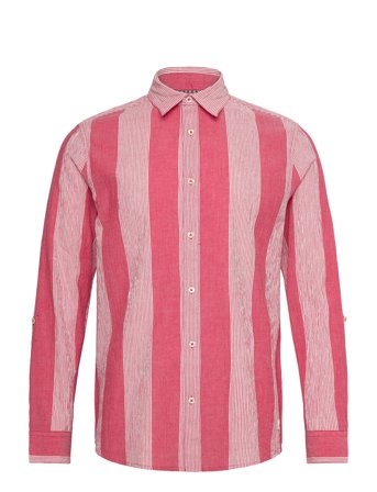 Scotch & Soda | Crinkled-Stripe Regular Fit Shirt | XL