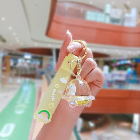 Søt nøkkelringgave – (Gul) Ryggsekk-smykker Tegneserie Hund Fl,ZQKLA