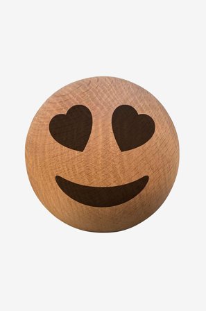 Spring Copenhagen - Emojipallo 7 cm - Luonnonväri - Koriste-esineet - - Homeroom
