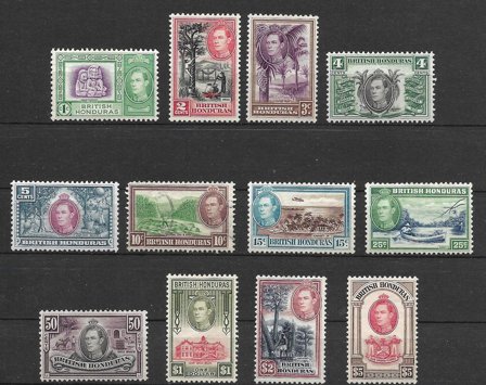 Britisk Honduras 1938 - MICHEL 112-123 - Ubrugt