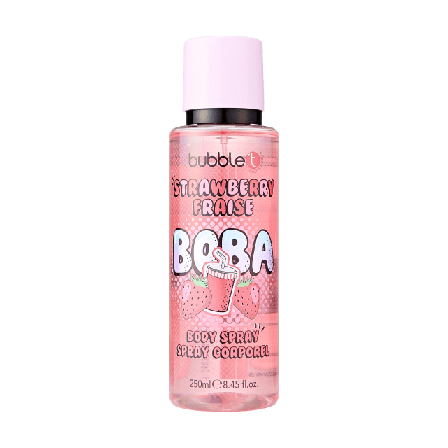 BubbleT Boba Strawberry Body Spray Bodylotion & kroppsoljor Unisex 200 ML