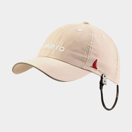 Cappello da vela Musto Essential Fast Dry Crew Cap, Light Stone, Taglia Unica