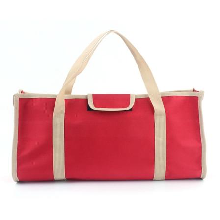 Retkityökalujen säilytyspussi Monikäyttöinen Suuri kapasiteetti taitettavat ulkotelttapussit viininpunainen