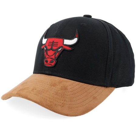 Mitchell & Ness - NBA - Black - adjustable - Cap - Chicago Bulls Washed Out Pro Crown Black/Brown Adjustable - Hatstore