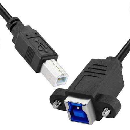 USB 3.0 Type-B Hunn til USB 2.0 Type-B Hann Kabel 30cm
