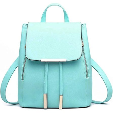 Damerygsæk mode læder skuldertaske pige student skoletaske rygsæk rejsetaske rygsæk skoletaske