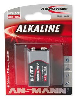 ANSMANN RED LINE batteri x 9V - Alkalisk