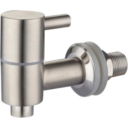 Rustfri Fadhane, Eddikehane, Drikkevaredispenser, Vin- eller Øltap (T16mm)