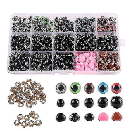 Plastik Sikkerhedsøjne Og Næser Til Amigurumi Hæklet Håndværk Dukker Fyldte Dyr Og Teddybjørn