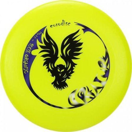 Frisbee Ultimate Eurodisc Creature 27 cm Gul - Unisex
