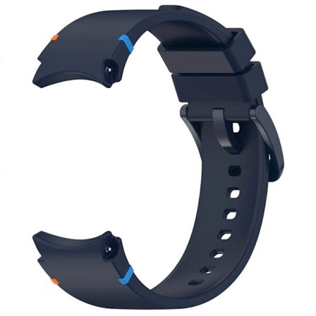 Originalband för Samsung Galaxy Watch 7/FE/5 Pro/6/4 classic 44mm 40mm Silikon sportarmband correa Galaxy Watch 7 Armband Midnight B Galaxy 5 Pro 45mm