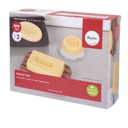 Kit tvål - Honung Bi - 3form. - 200g - Multifärgad - Mjuk mot huden