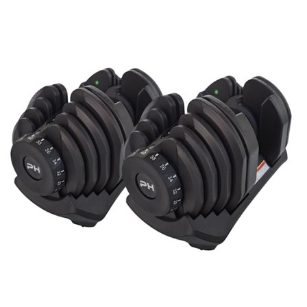 PH Fitness Justerbara Hantlar Set 5-40KG (2 st) – Dumbells Hantelset - Justerbar - 15-17 Viktinställningar / Fria Vikter
