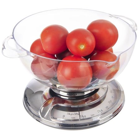Mekaaninen keittiövaaka irrotettavalla kulholla, 5 kg kapasiteetti