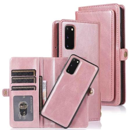 Samsung Galaxy S20 - Stilfuldt Wallet etui Roséguld