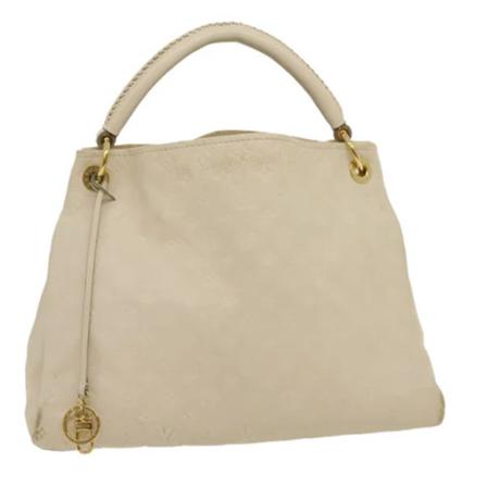 Louis Vuitton Vintage, Pre-owned Leatherlouis-vuitton-bags Wit, Dames, Maat:ONE Size