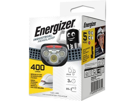 ENERGIZER Pannlampa Industrial 400 lumen - Lyreco - Skyddsutrustning - Ficklampor pannlampor och arbetsbelysning - Pannlampor och hjälmlampor