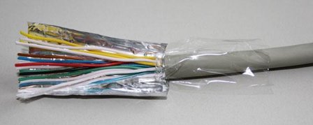 OEM Kabel TK-Install 8x2x0,6mm Rund 100m, Ring, starre Ader, PVC,
