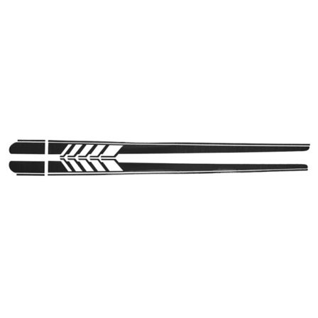 1 par Bil Side Stripe Stickers Stripes Decal Sticker Auto eksteriør tilbehør Kroppsdekorasjon klistremerker