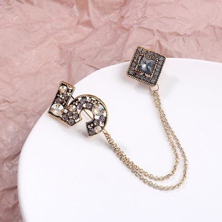 Pärlblomma CC Broscher För Damkläder Brosch Xin30036