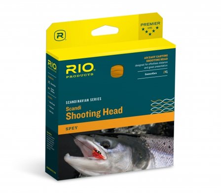 Rio Scandi Versitip Body S6 Black, #8 - 400gr 7,0m/25,9g