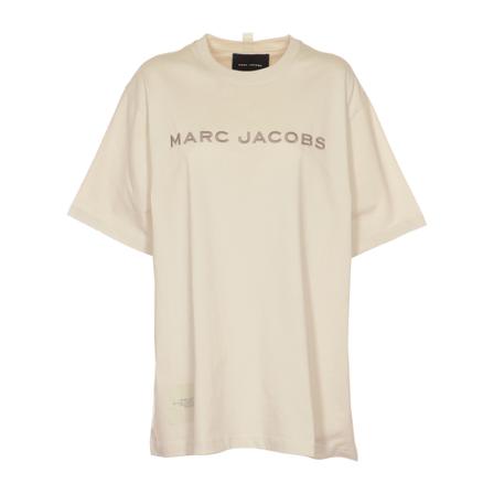 Little Marc Jacobs, T-Shirts Beige, Dames, Maat:ONE Size