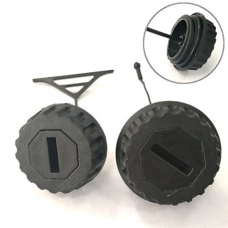 Drivstoff- og oljelokk erstatning for Stihl 021 023 025 026 034 036 038 044 motorsager, korrosjonsbeskyttende erstatningstilbehør