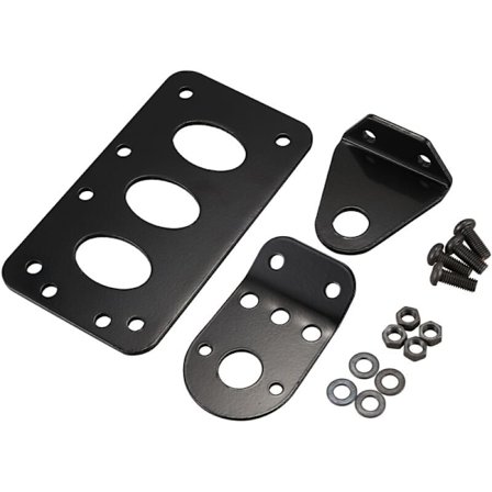 Universal Sidemonteret Baglygte Ramme Nummerpladeholder Metal Retro Tilbehør