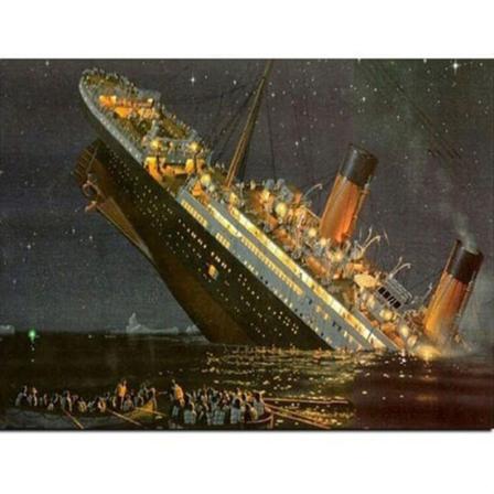 Titanic 5d Diamantmaleri Korssøm Fuldbor 40x50cm 1