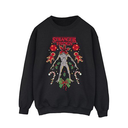 Netflix Herr Stranger Things Jul Demogorgon Sweatshirt M