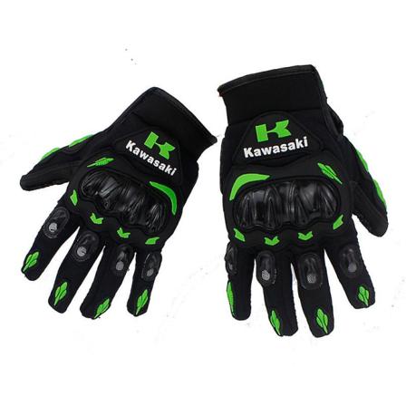 Kawasaki Full Finger Handskar Offroad Racing Ridhandskar L