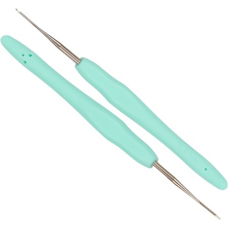 Set med 2 små virknålar 0,5 mm - för amigurumi och fint virkning