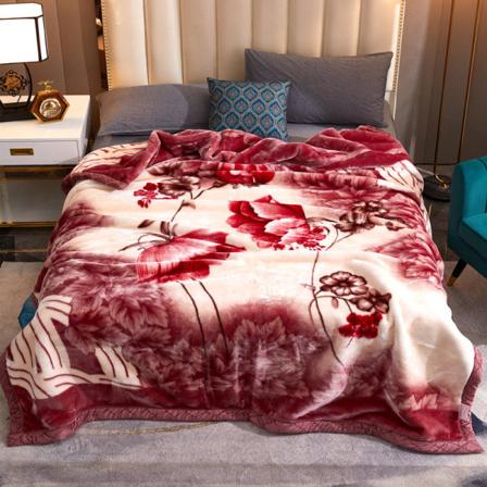 Mjuk komfort filt Dubbellager Laschel Tjock Vinter Varm Flanell Cover Coral Wedding Cameo Brown 200*230cm
