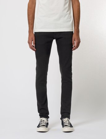 Nudie Jeans Tight Terry - Black - 30 x 32