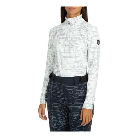 Emporio Armani Ea7, women's top long sleeve Wit, Dames, Maat:S,stretch