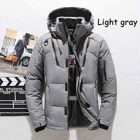 -30°C Talvi Miesten Ankka Paksu Untuvatakki Miesten Lumiparka Takki Mies Lämmin Talvi Untuvatakki Päällysvaatteet