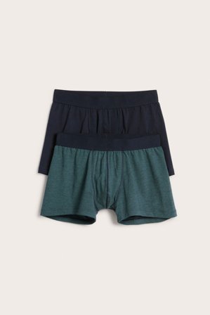 Kappahl | Boxerkalsong 2-pack | Mörkgrön