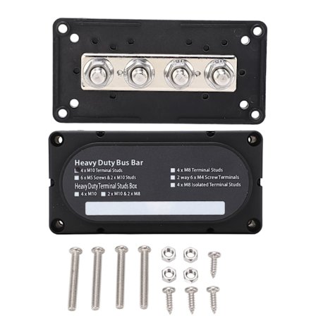 Raskaan käytön virtakisko DC 48V 300A Tulenkestävä ruosteenkestävä 12V - 48V autoihin kuorma-autoihin asuntoautoihin veneisiin